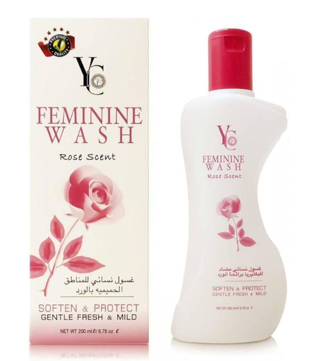 YC Feminine Intimate Wash Rose Scent غاسول نسائي للمناطق الحميمة بالورد
