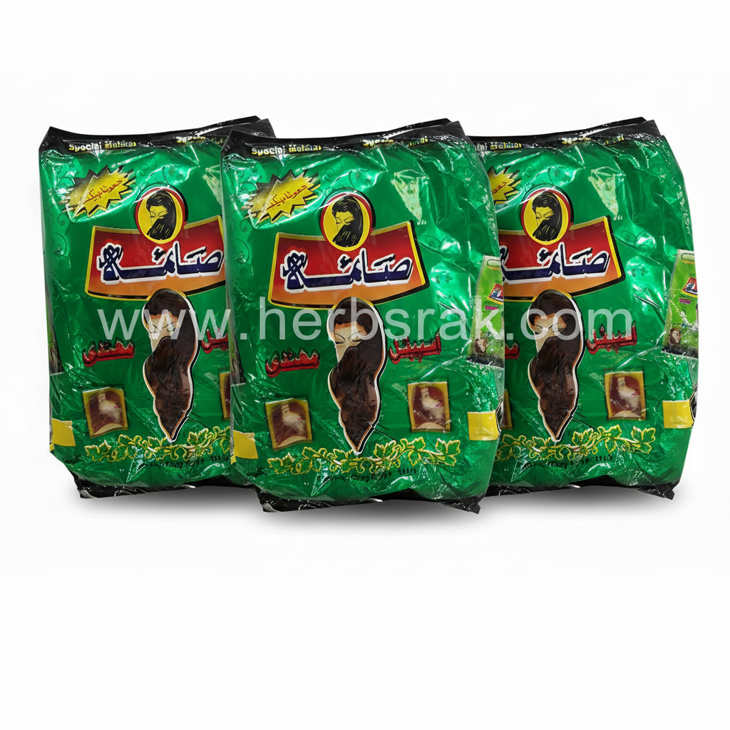 Saima Natural Henna Powder For Hair - Pack 12 Sachets حناء صائمة طبيعي للشعر