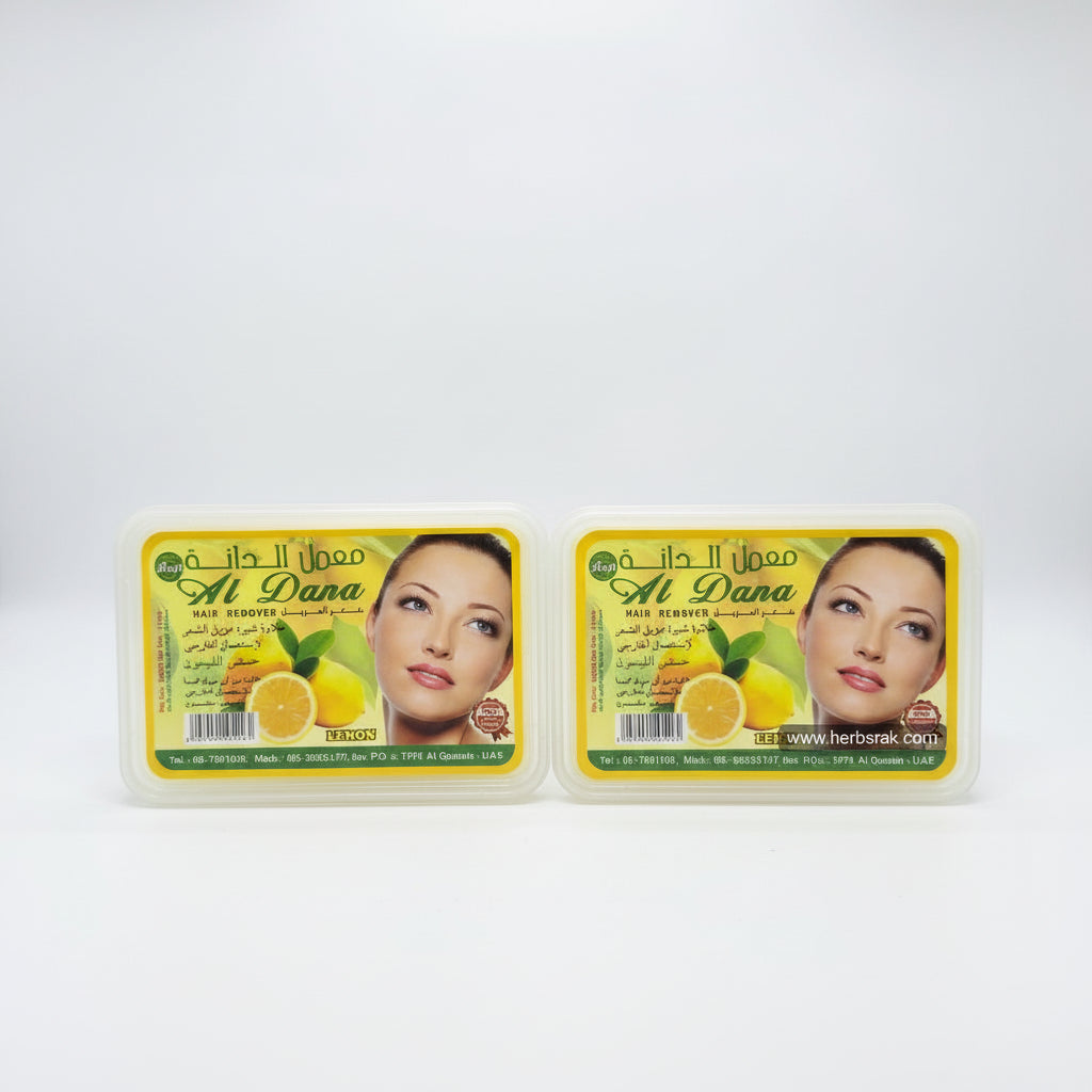 Al Dana Lemon Hair Removal Wax - 7 Sachets الدنة حلاوة شعر بالليمون