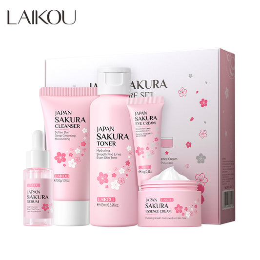 LAIKOU Japan Sakura Skincare Set مجموعة ساكورا الياباني العناية بالبشرة