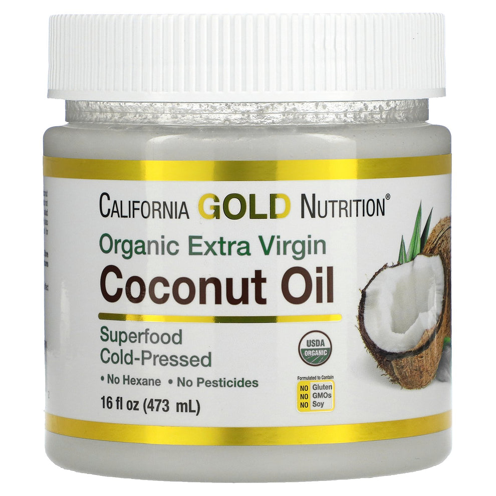 Organic Virgin Coconut Oil (Cold Pressed) 473ml | زيت جوز الهند البكر العضوي المعصور على البارد