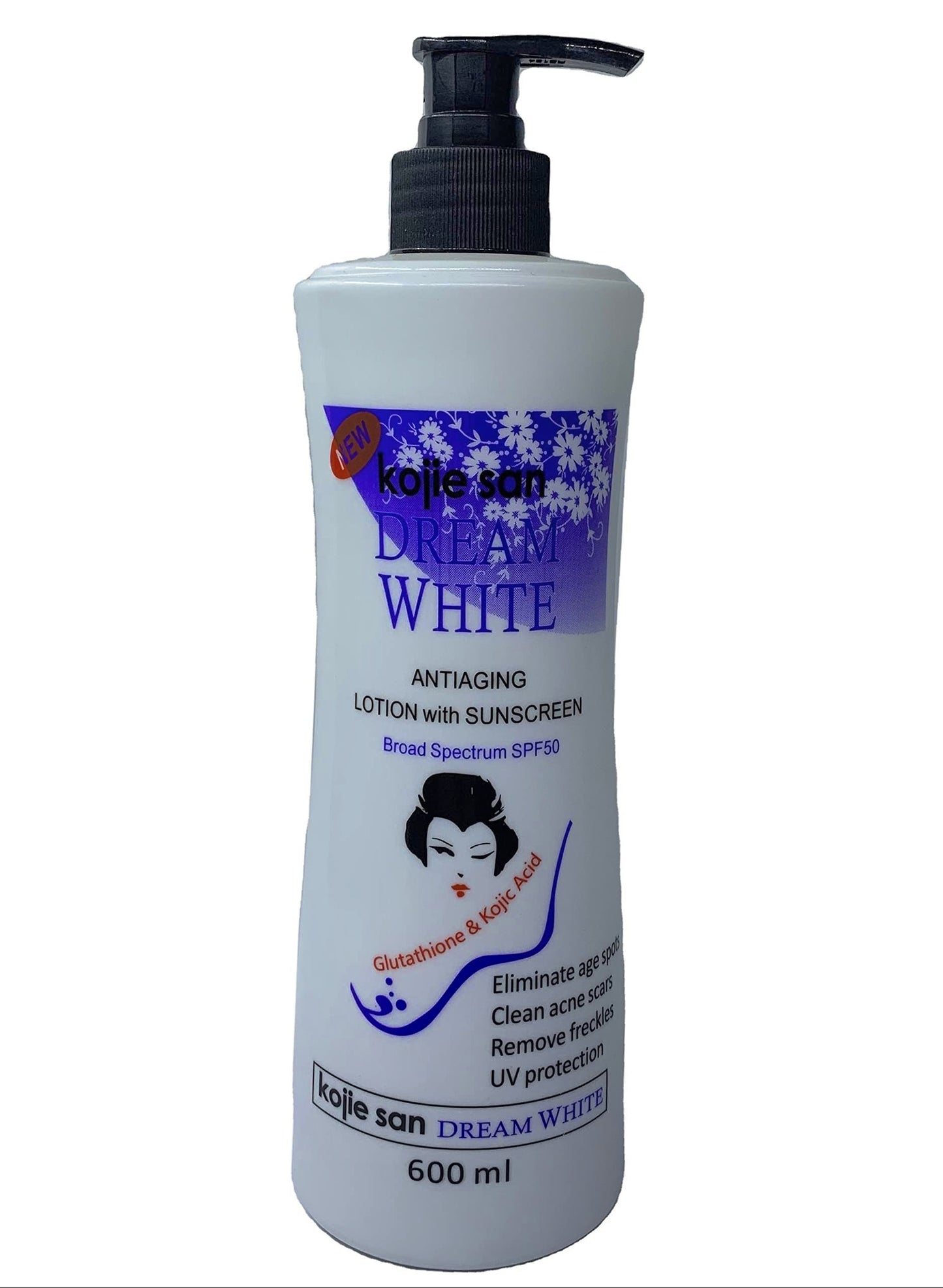 Dream White Anti-aging Lotion with Sunscreen - 600ml لوشن دريم وايت المضاد للشيخوخة مع واقي الشمس