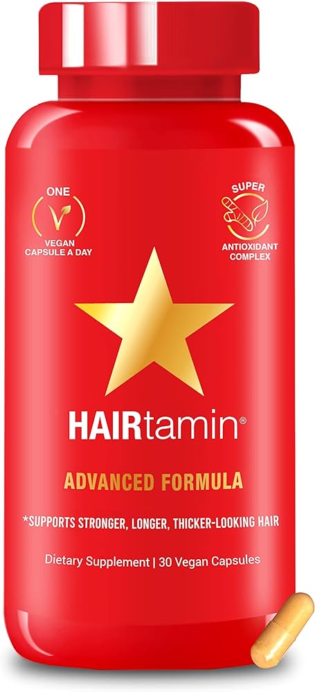 HAIRtamin Vegan Hair Vitamins For Faster Hair Growth | فيتامينات الشعر لنمو الشعر من هيرتامين