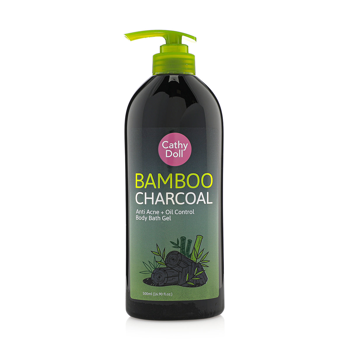 Bamboo Charcoal Body Bath Gel غسول الجسم بالفحم