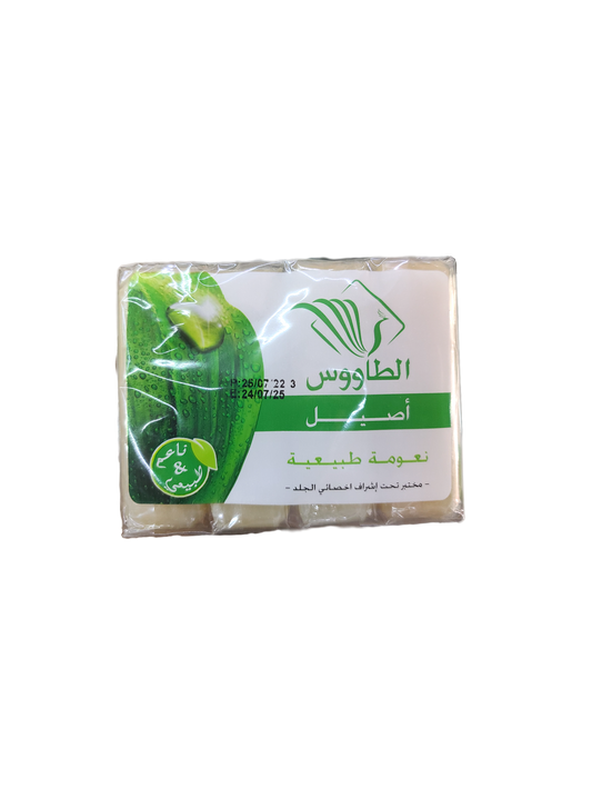 Taawos Natural Soap (Pack Of 4) | صابون طاووس مغربي (شدة ٤ حبة)