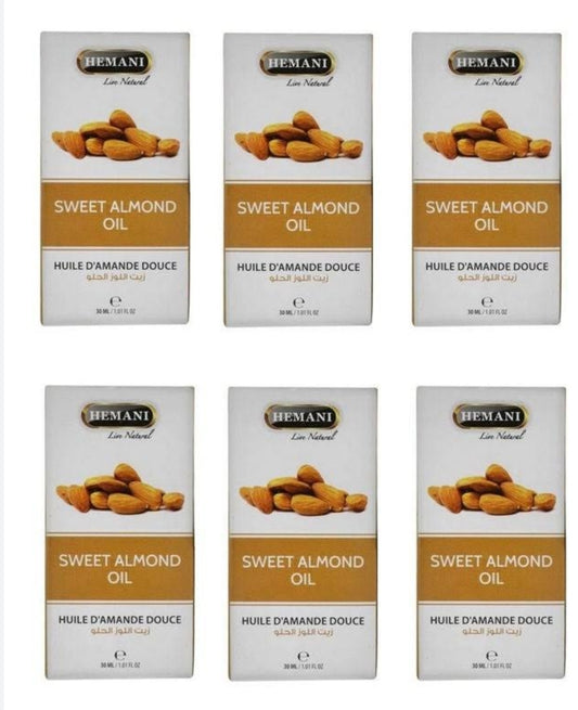 Sweet Almond Oil 30ml (6 pieces) | زيت لوز حلو