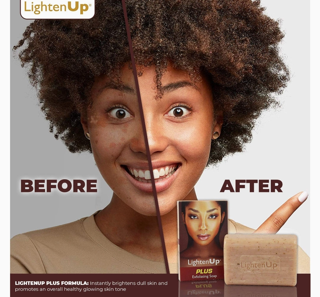 OMIC LightenUp, Exfoliating Soap for Dark Skin - Suitable for All Skin Types 200g | صابون مقشر للبشرة الداكنة