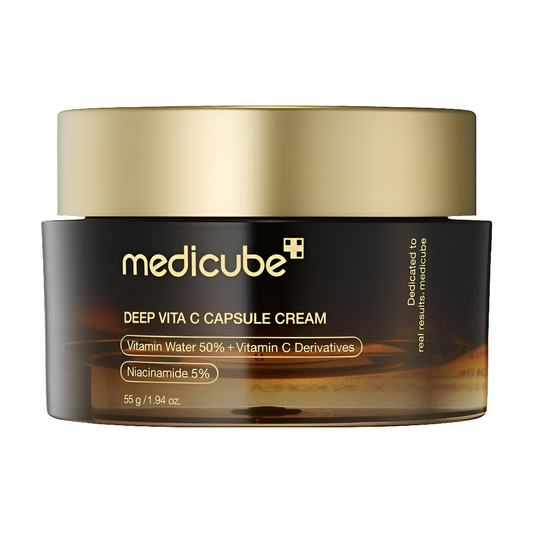 Medicube Deep Vitamin C Capsule Cream | Golden Boba Cream For Uneven Skin Tone Glowy Skin