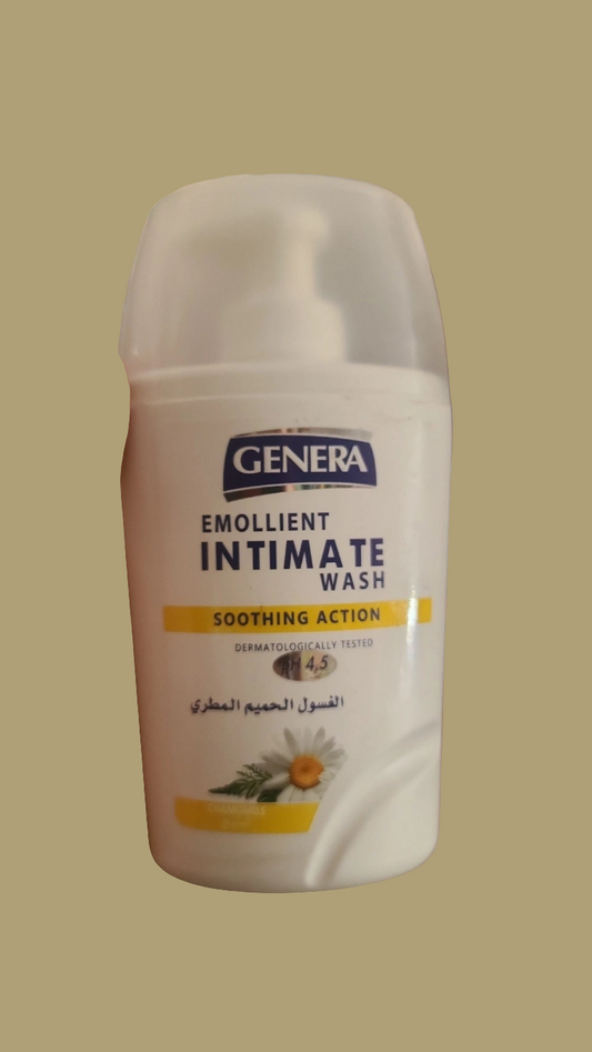 Genera Emollient Intimate Wash Chamomile Fragrance - 300ml غسول مرطب للمنطقة الحساسة برائحة البابونج