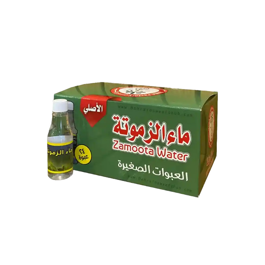 Zamootah Water (Ajwain Water) 24 Mini Bottles ماء زموتة ٢٤ عبوات صغيرة