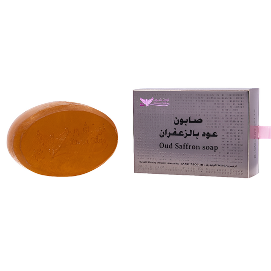Kuwait Shop Oud Saffron Soap صابون عود زعفران من كويت شوب