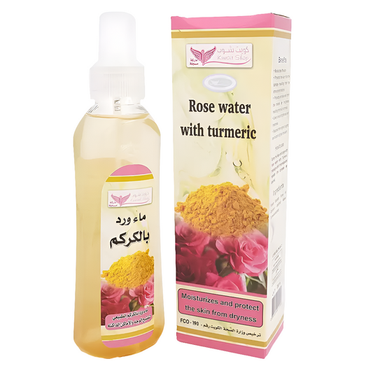 Rose Water With Turmeric - 200ml  ماء ورد بالكركم