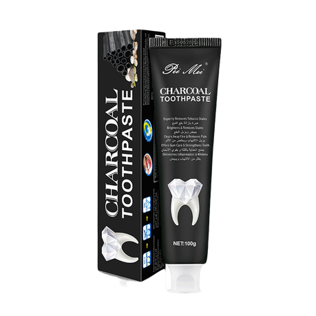 Charcoal Toothpaste 3D Whitening معجون أسنان بالفحم