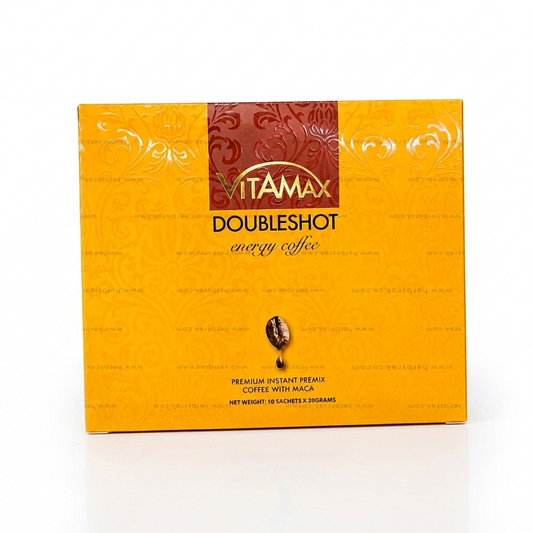 Vitamax Doubleshot Energy Coffee - 10 Sachets فيتاماكس قهوة الطاقة