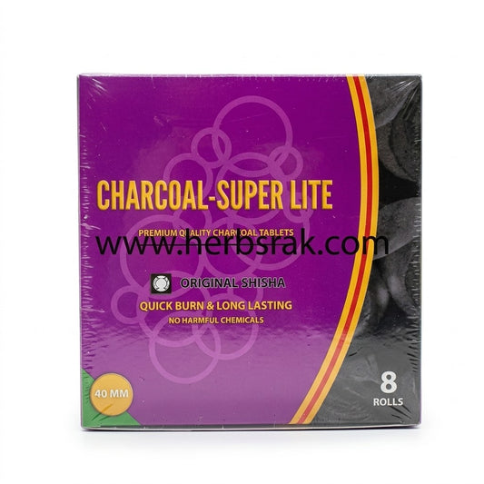 Charcoal-Super Lite Premium Bukhoor Charcoal Tablets 40mm – 80 Tablets فحم سوبر لايت سريع الاشتعال ممتاز (40 مم) – 80 قرص