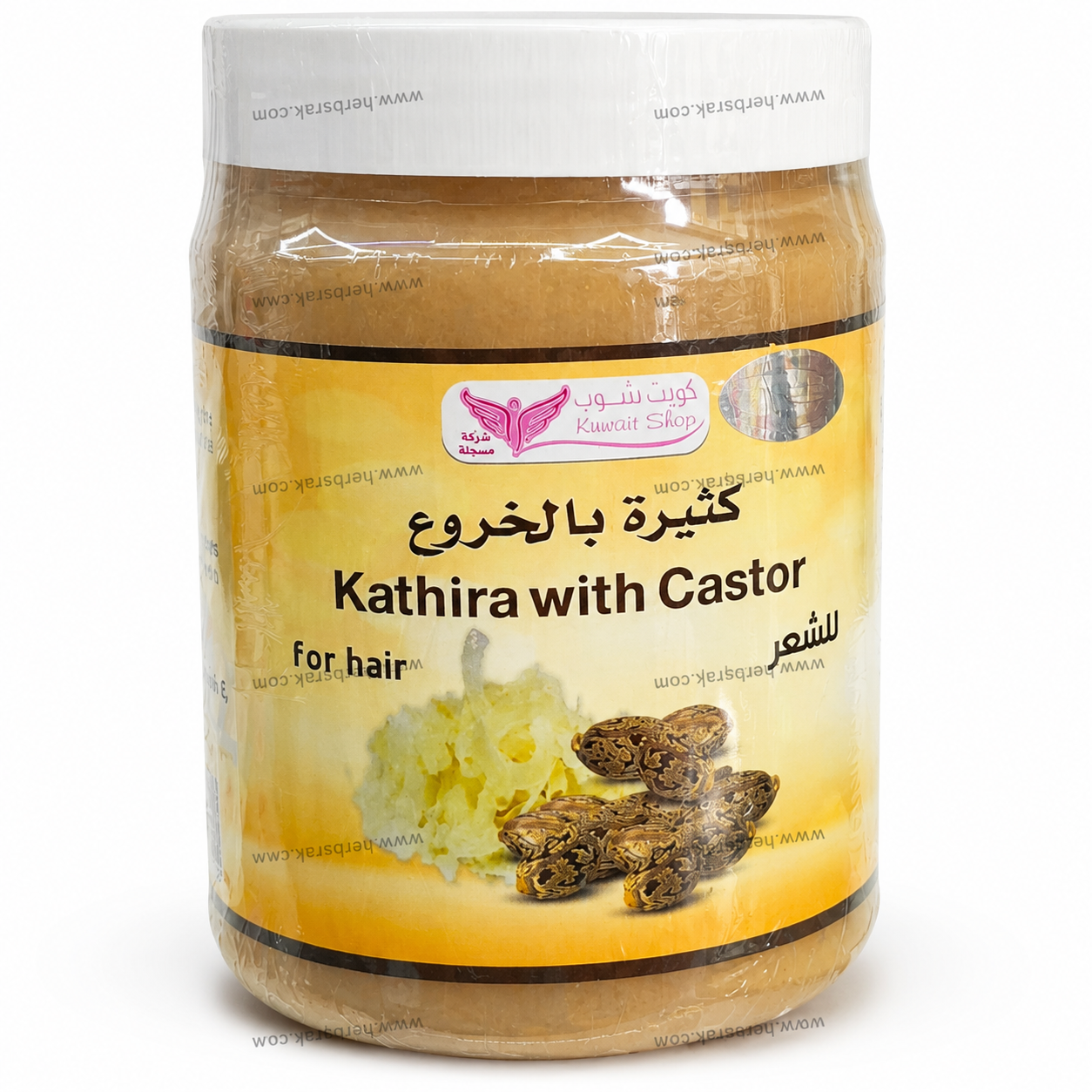 Kuwait Shop Kathira With Castor Hair Mask - 500g ماسك كثيرة بالخروع للشعر