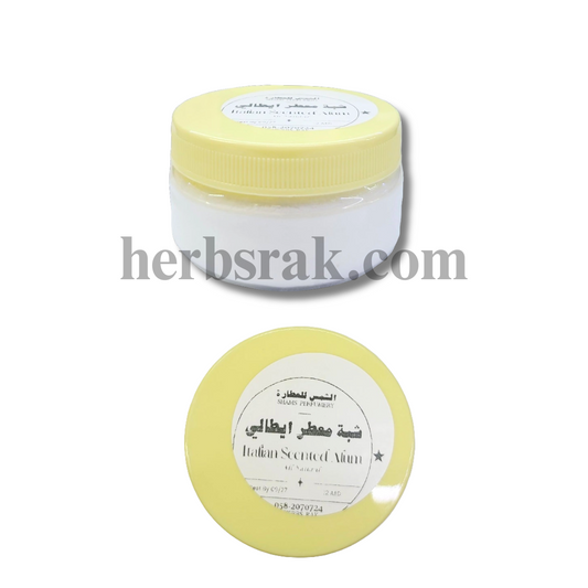 Italian Scented Deodorant Alum Powder - 90g مسحوق شبة معطر ايطالي مزيل العرق