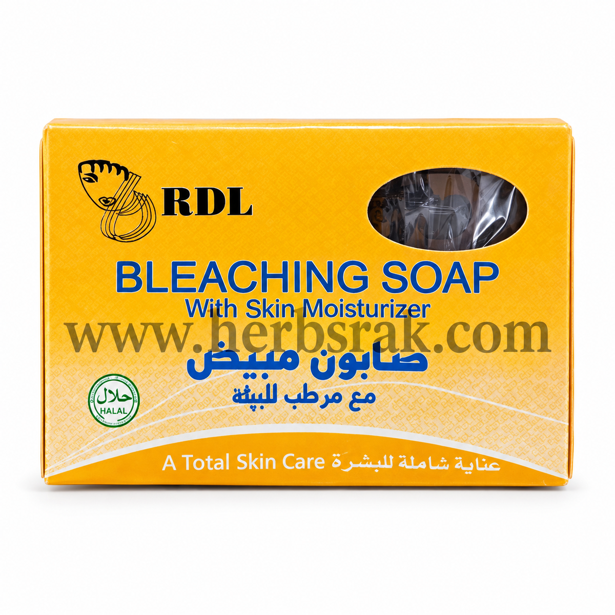 RDL Bleaching Soap with Skin Moisturizer - 135g صابون التفتيح من آر دي إل مع مرطب للبشرة