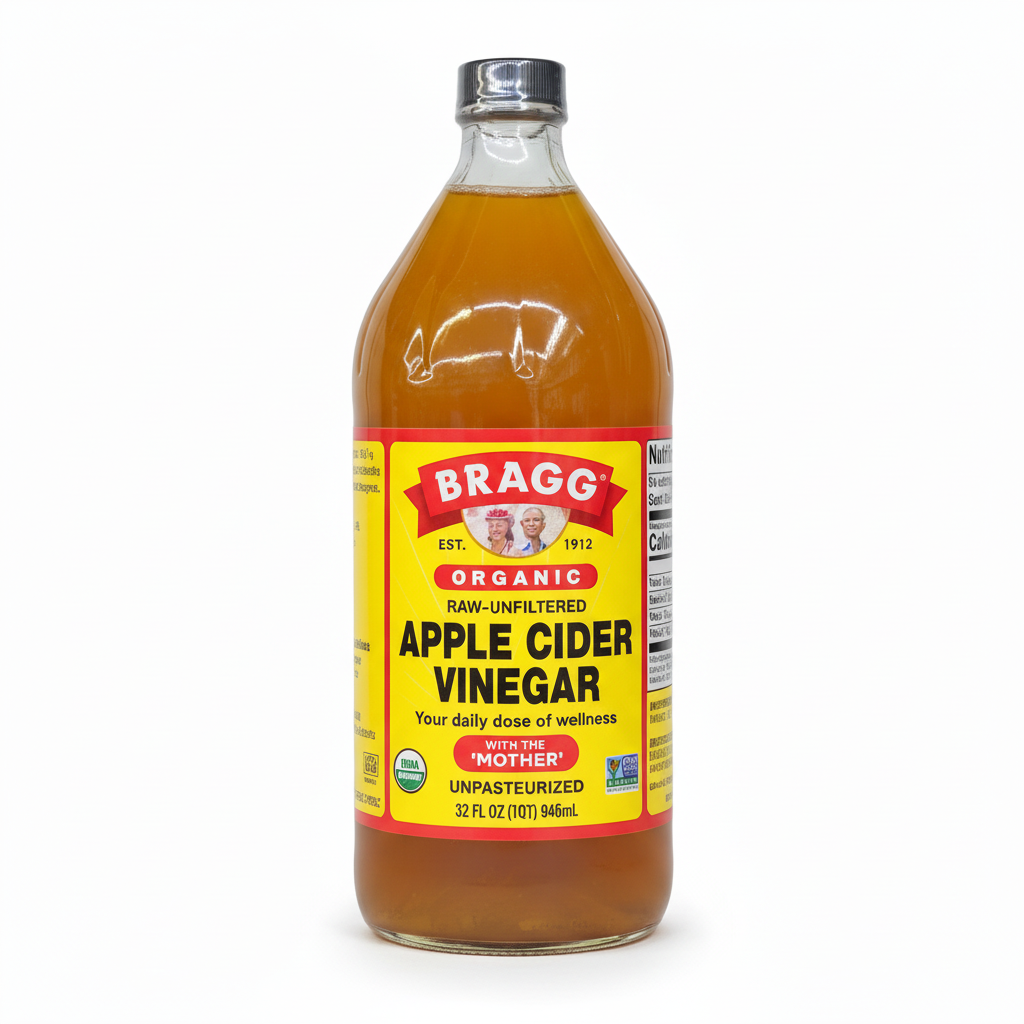 Bragg Organic Apple Cider Vineger | Raw - Unfiltered - 946ml خل تفاح عضوي
