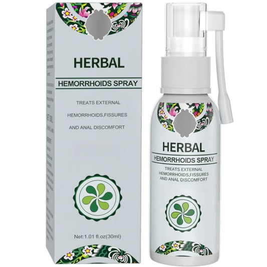 Herbal Hemorrhoids Relief Spray 30 ml – Provides Soothing Relief from Pain, Swelling, and Discomfort. Made with Natural Ingredients for Internal and External Use بخاخ عشبي لتخفيف البواسير (30 مل) – يوفر راحة مهدئة من الألم والتورم والانزعاج