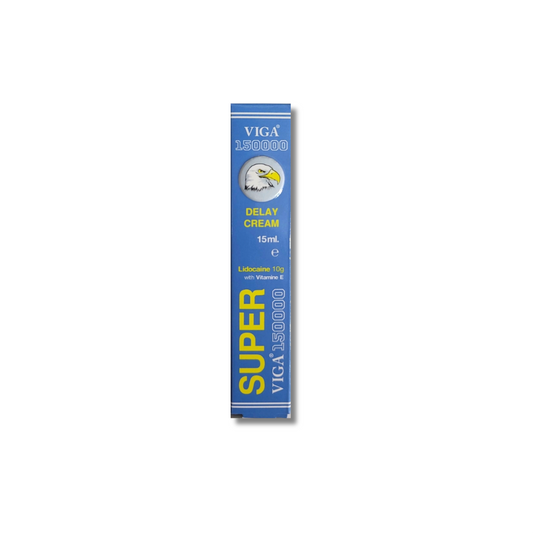 Super Viga 150000 Delay Cream Erection Cream for Men Plus Vitamin E - 15ml كريم سوبر فيجا 150000 لتأخير القذف والانتصاب للرجال مع فيتامين إي
