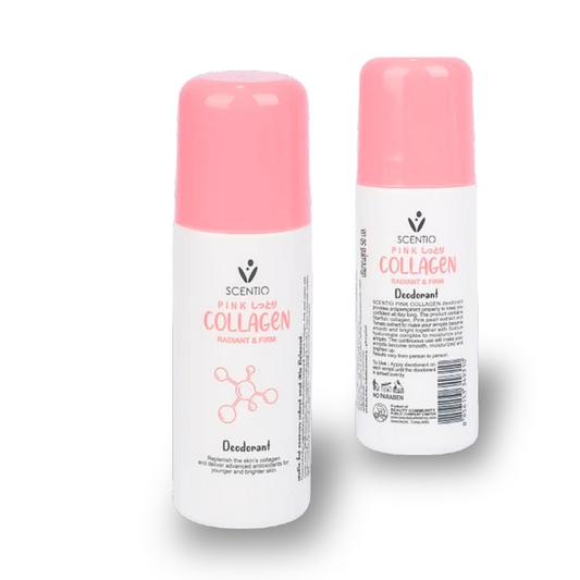 Scentio Pink Collagen Radiant & Firm Deodorant - 50ml رول مزيل العرق بالكولاجين
